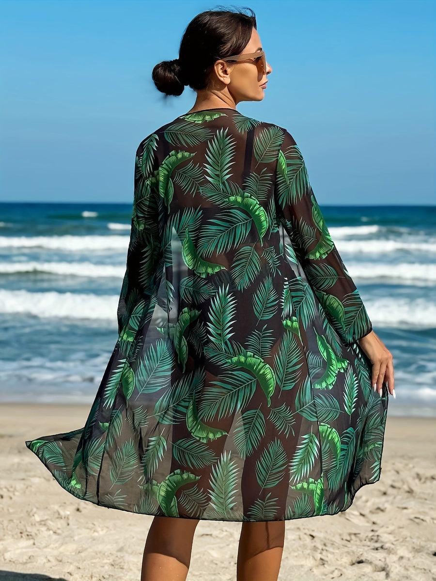 Chloe | Bikini Tropical Long Sleeve