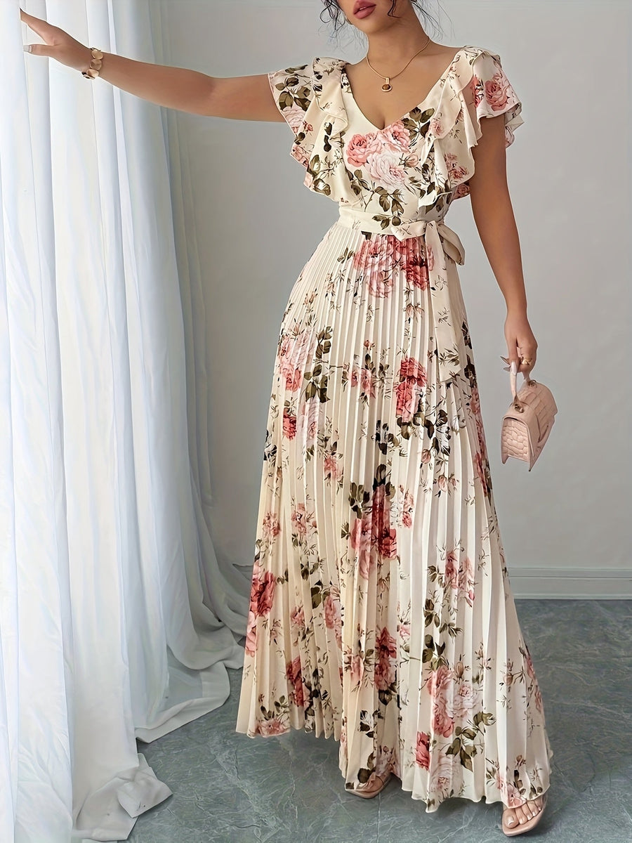 Soraya | Wedding Guest Maxi Dress Floral