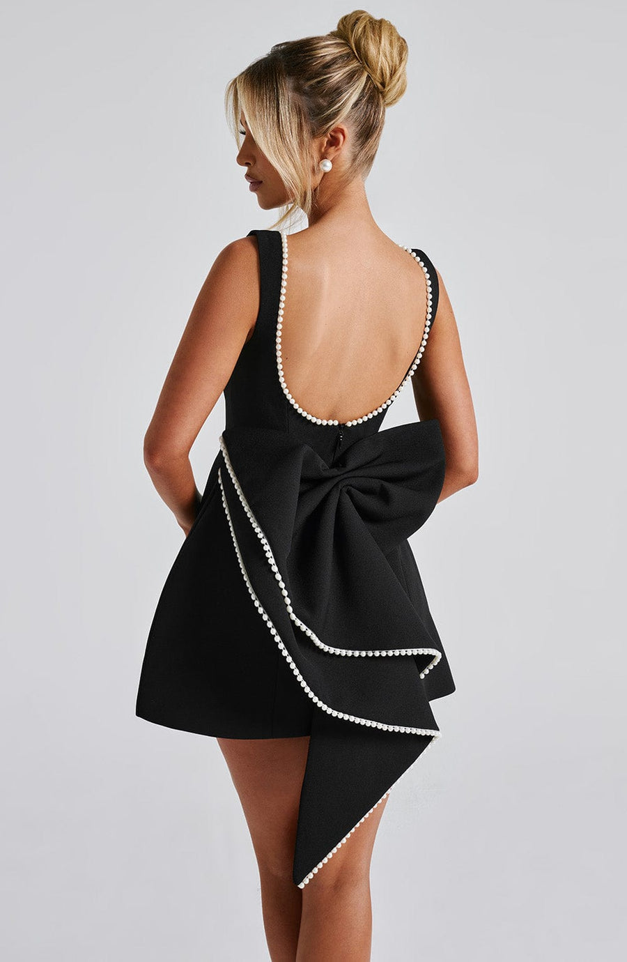 Rebecca | Wedding Guest Mini Dress Bow