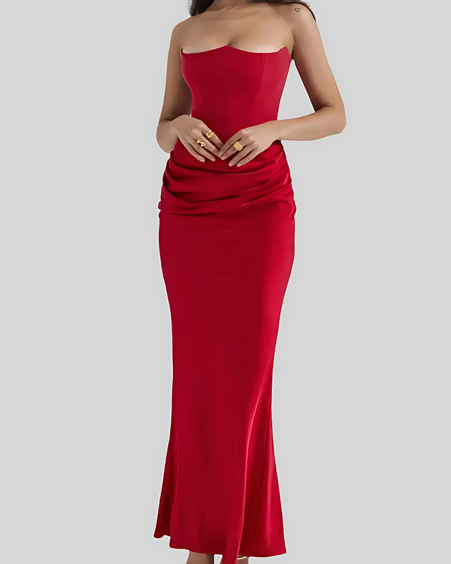 Winona | Wedding Guest Maxi Dress Strapless