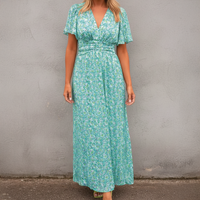 Louisa | Floral Maxi Dress Tiered