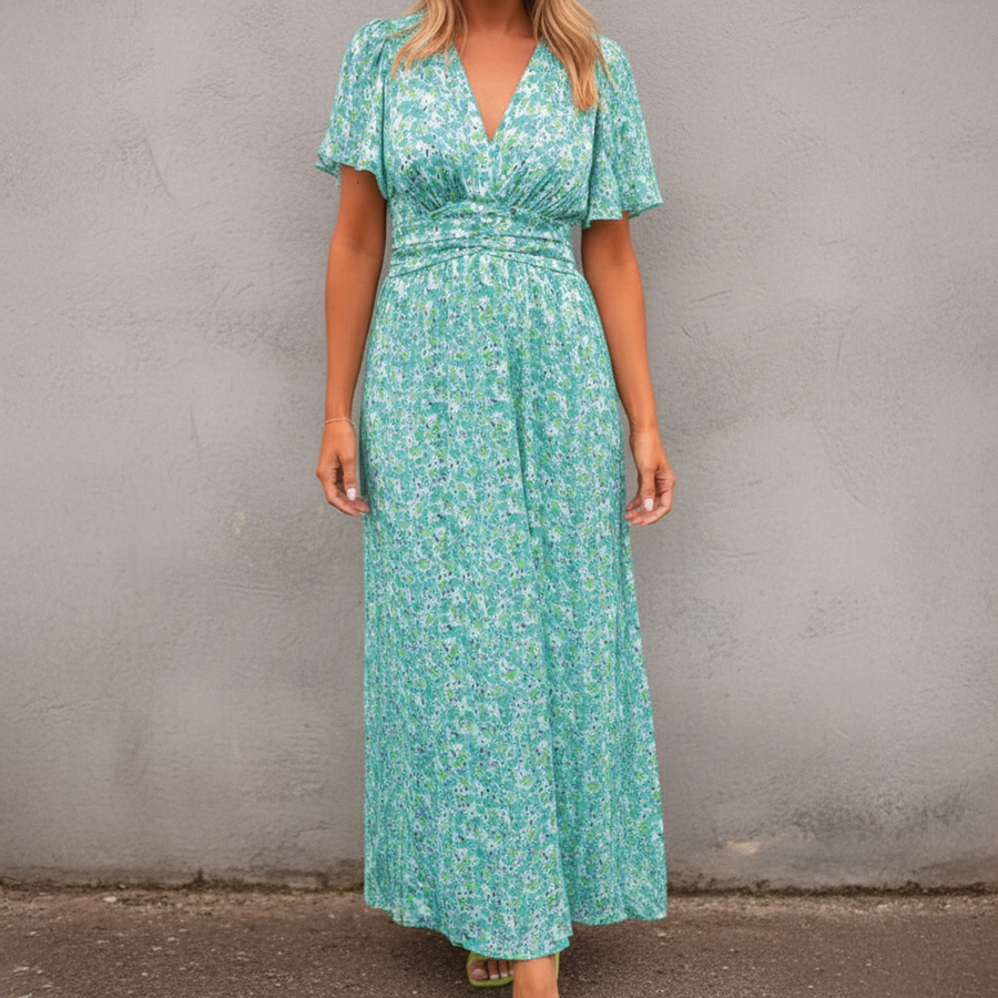 Louisa | Floral Maxi Dress Tiered