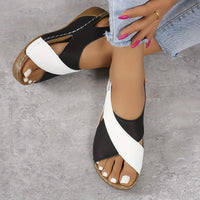 Madeline | Heeled Sandals Wedge Crisscross