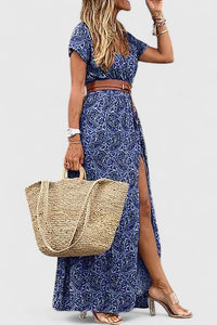 Salem | Wedding Guest Maxi Dress V-Neck A-Line