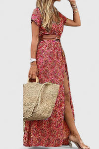 Salem | Wedding Guest Maxi Dress V-Neck A-Line