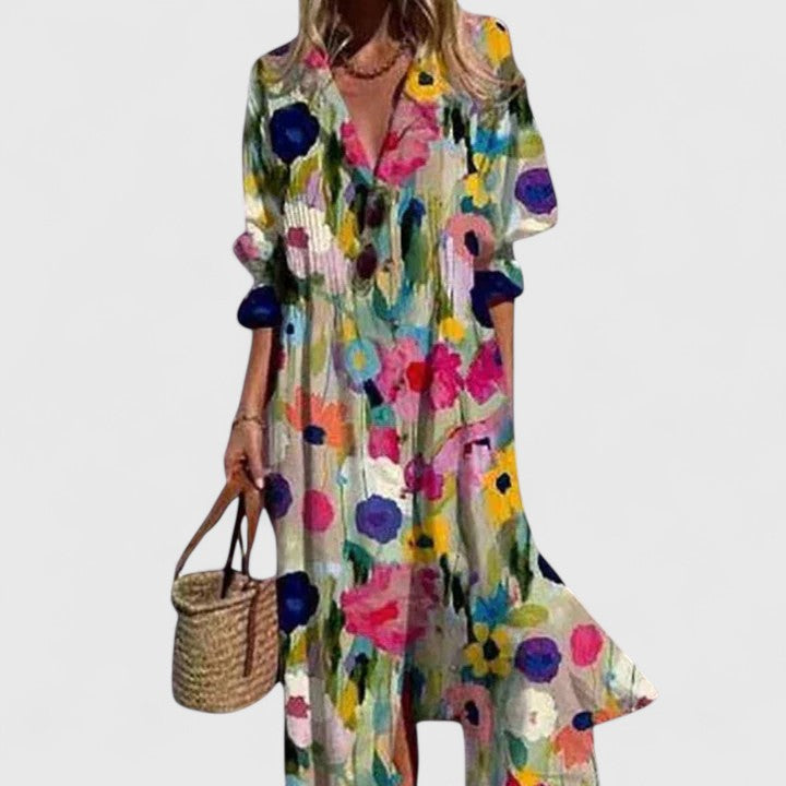 Emma | Shirt Dress Three Quarter Sleeves