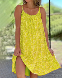 Jessica | Mini Sundress Floral Spaghetti Strap