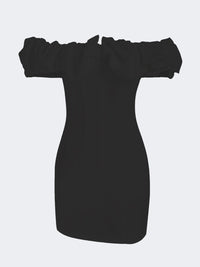 Elena | Cocktail Mini Dress Off Shoulder Ruffled