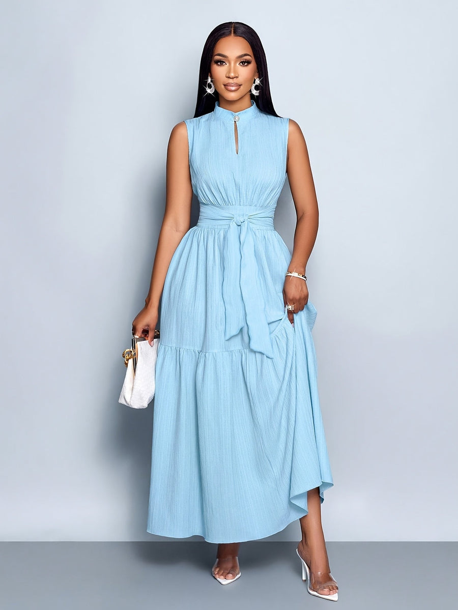 Briar | Wedding Guest Maxi Dress A-Line Mock