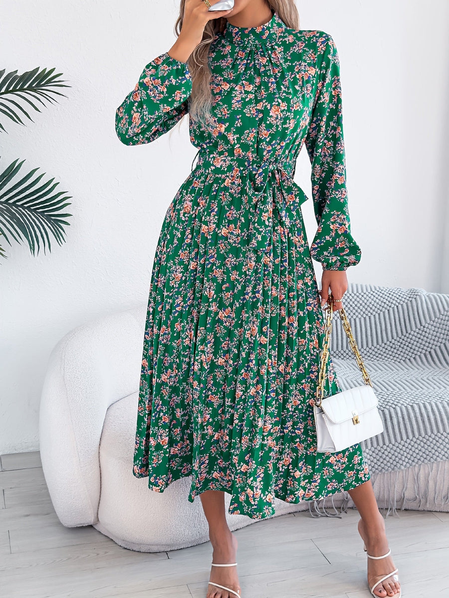 Lavinia | Wedding Guest Midi Dress Long Sleeve