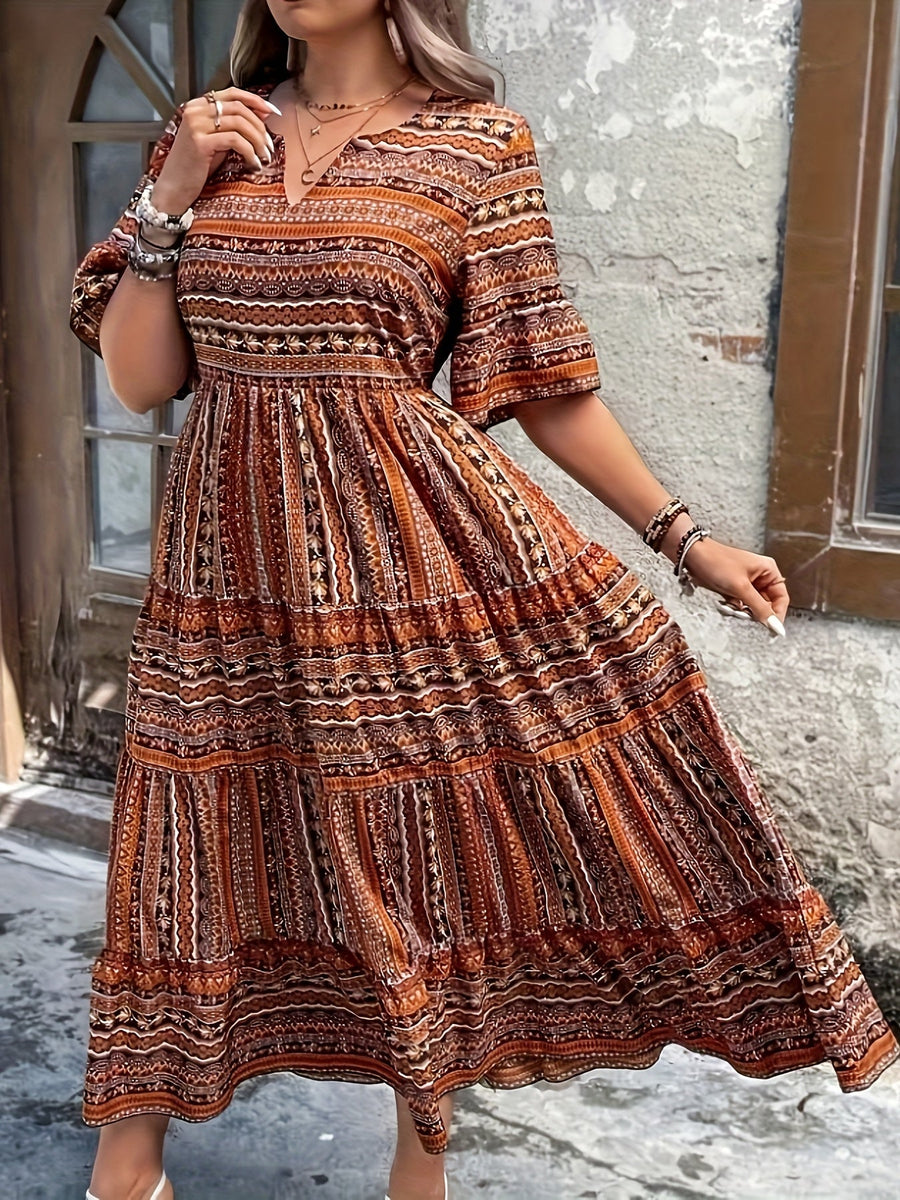 Adeline | Boho Maxi Dress Sleeveless