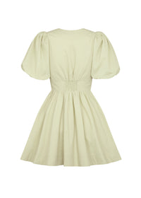 Bianca | Cocktail Mini Dress V-Neck Puff Sleeve