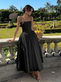 Lara | Wedding Guest Corset Midi Dress