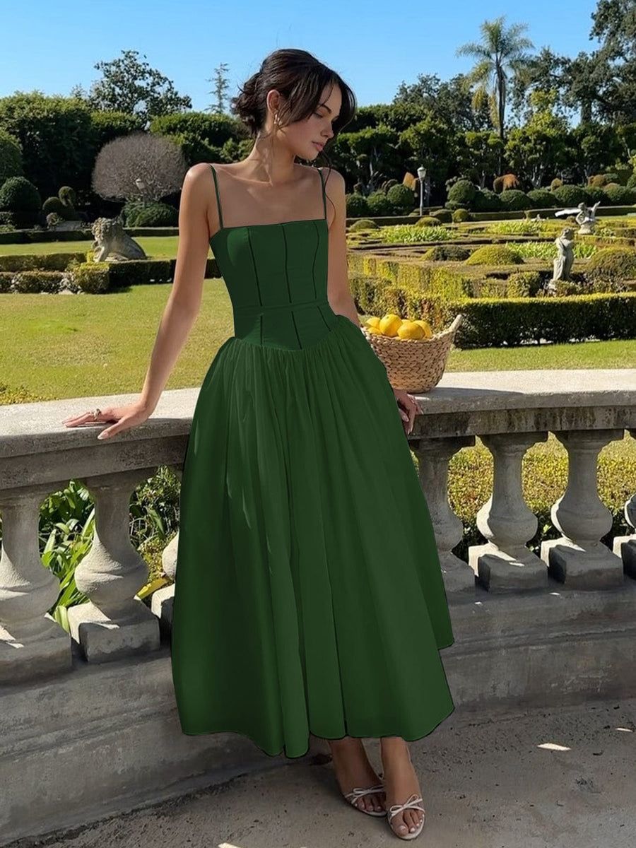 Lara | Wedding Guest Corset Midi Dress