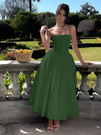 Lara | Wedding Guest Corset Midi Dress