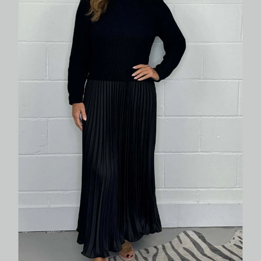 Tabitha | Wedding Guest Maxi Dress Mock Neck