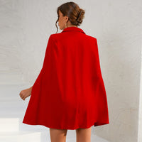 Esme | Wedding Guest Mini Dress Cape Sleeve