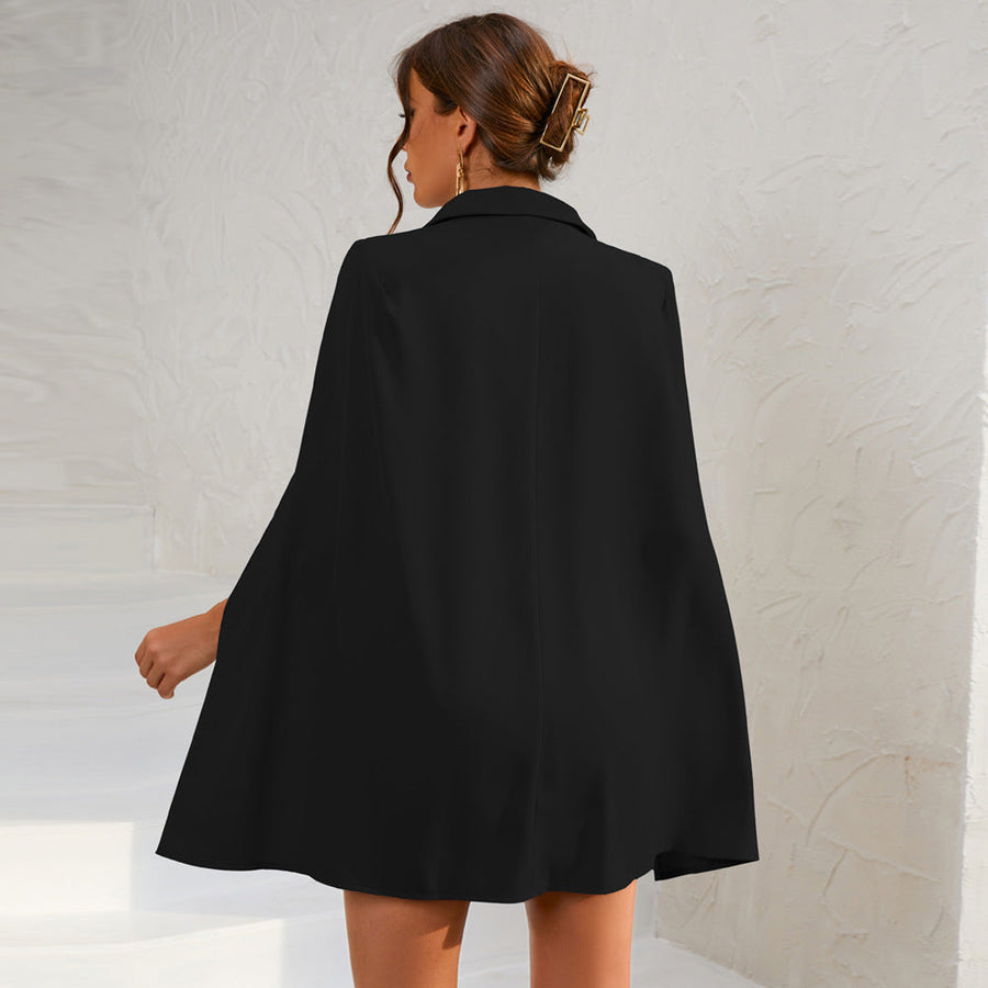 Esme | Wedding Guest Mini Dress Cape Sleeve
