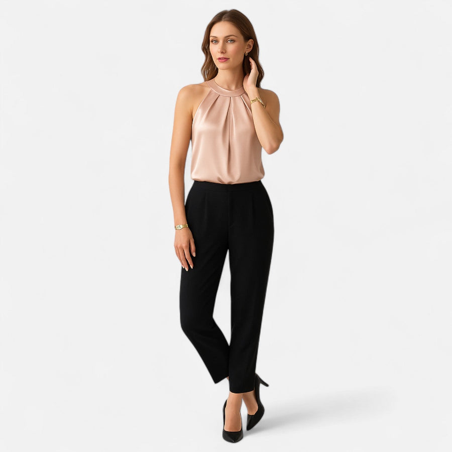 Beatrice | Blouse Pleated Sleeveless
