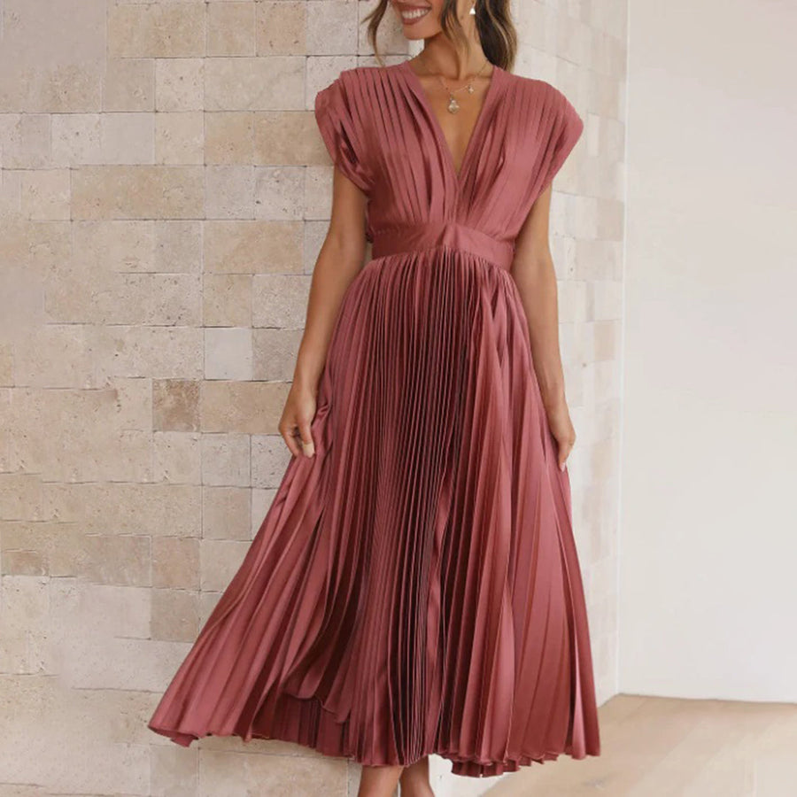 Melody | Wedding Guest Dress Pleated