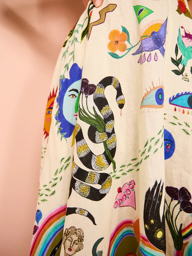 Selena | Maxi Sundress Printed