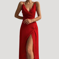 Claire | Wedding Guest Maxi Dress Wrap Sleeveless
