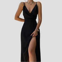Claire | Wedding Guest Maxi Dress Wrap Sleeveless