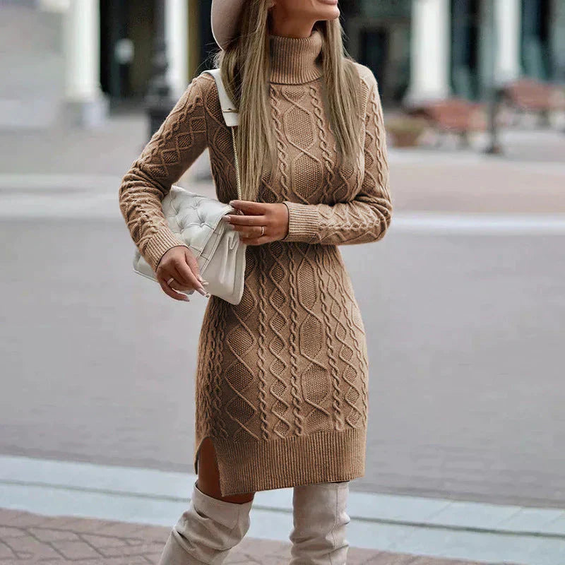 Rosa | Cable Knit Sweater Dress