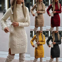 Rosa | Cable Knit Sweater Dress
