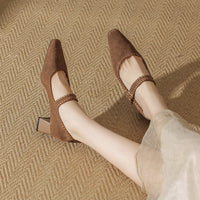 Elena | Comfortable Block Heels Orthopedic Strap