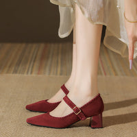 Elena | Comfortable Block Heels Orthopedic Strap