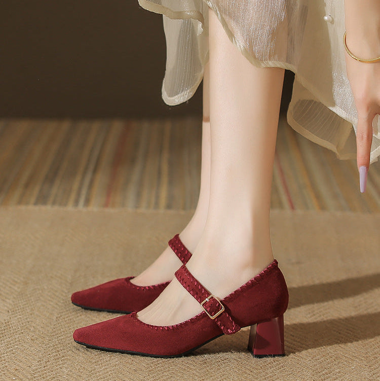Elena | Comfortable Block Heels Orthopedic Strap