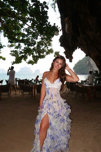 Penelope | Floral Maxi Dress Ruffle