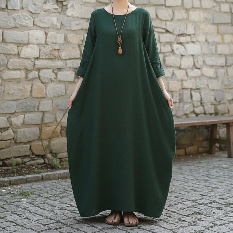 Kara | Maxi Sundress Long Sleeve