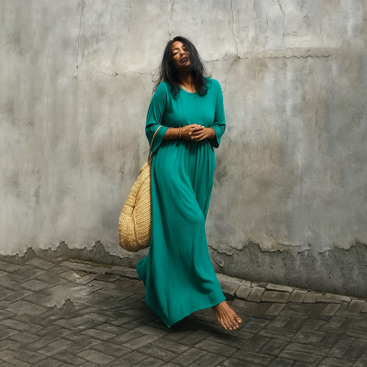 Michelle | Sundress Round Neckline