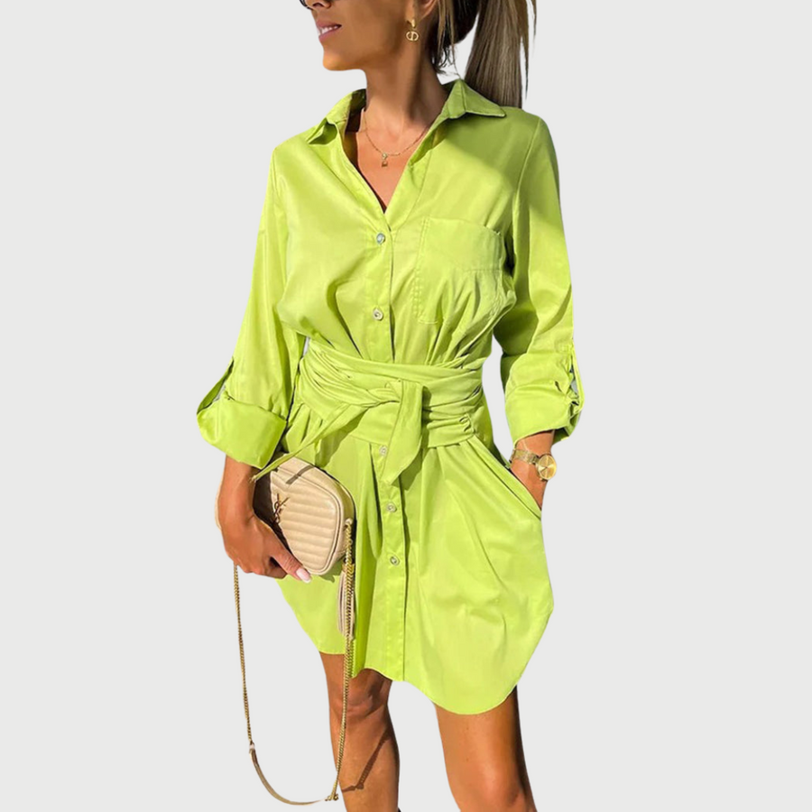 Kara | Shirt Dress Long Sleeve