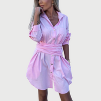 Kara | Shirt Dress Long Sleeve