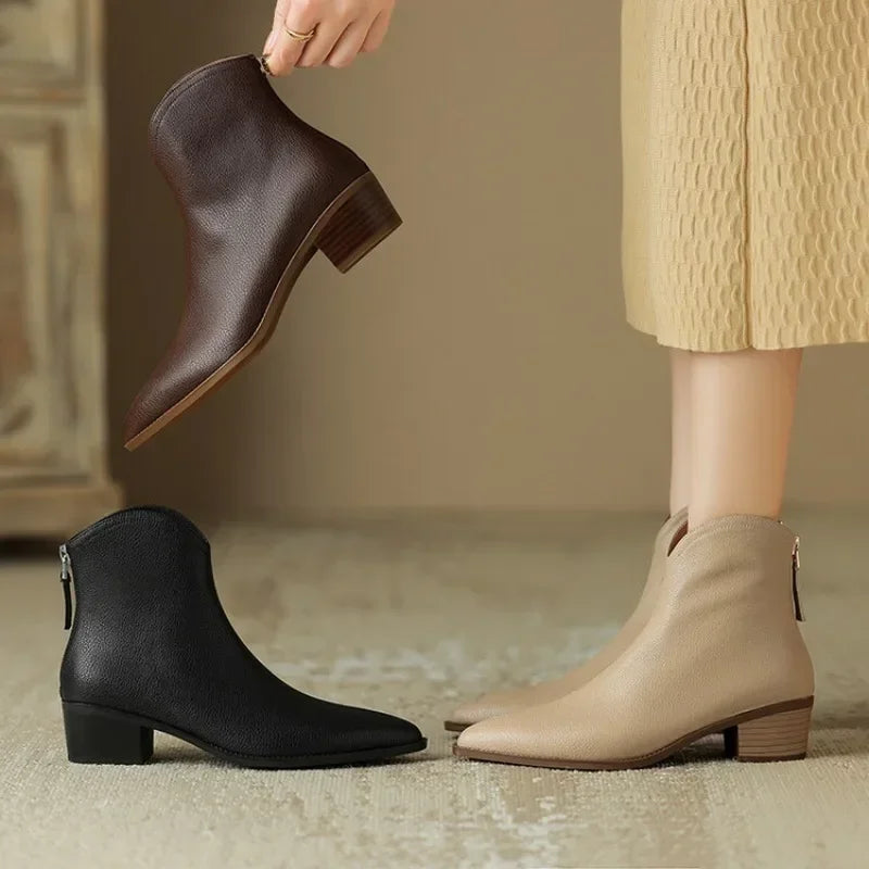 Rosa | Comfortable Boots Pointed Toe
