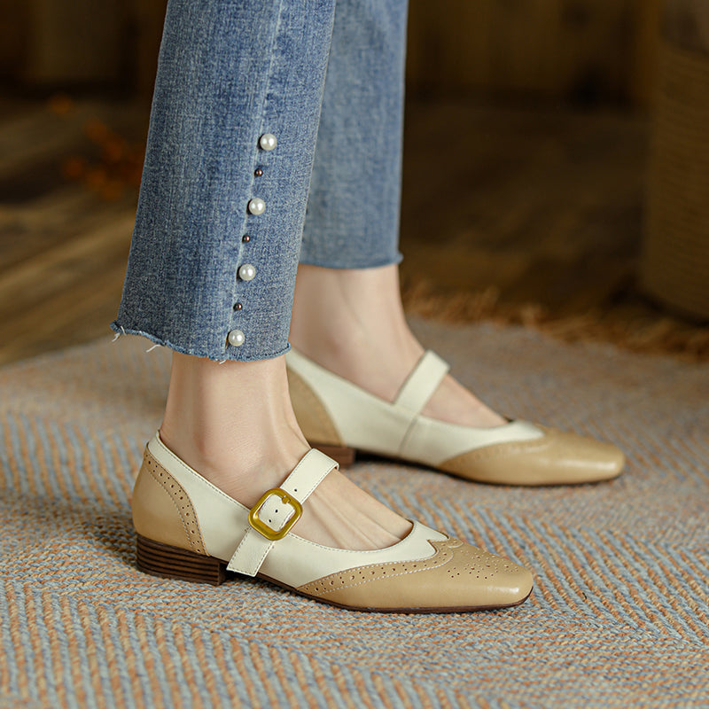 Vera | Comfortable Flats Orthopedic Buckle