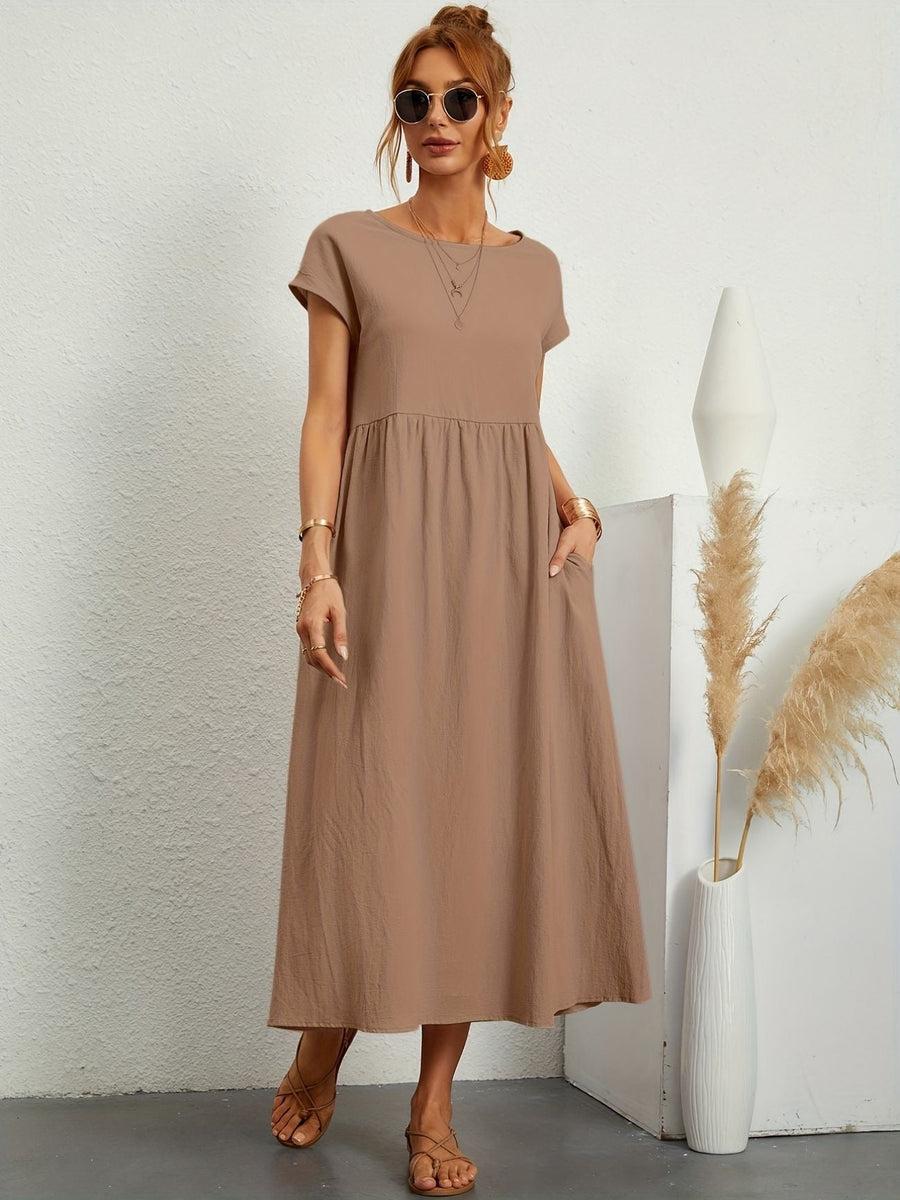 Marigold | Midi Sundress Short Sleeves