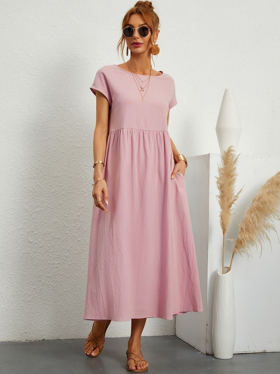 Marigold | Midi Sundress Short Sleeves