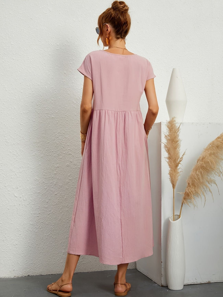 Marigold | Midi Sundress Short Sleeves