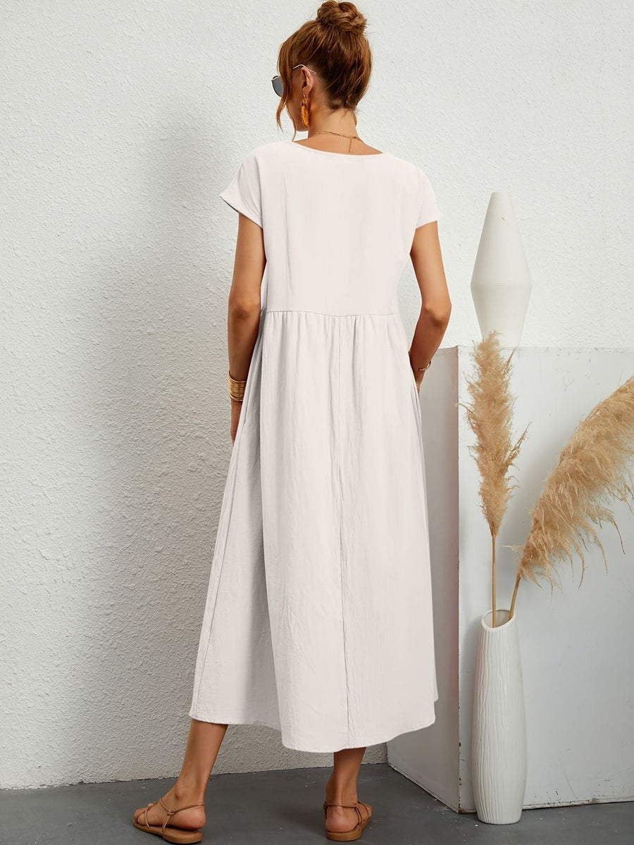 Marigold | Midi Sundress Short Sleeves