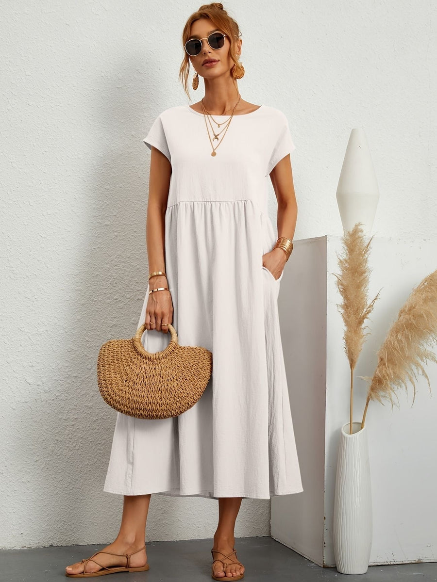 Marigold | Midi Sundress Short Sleeves