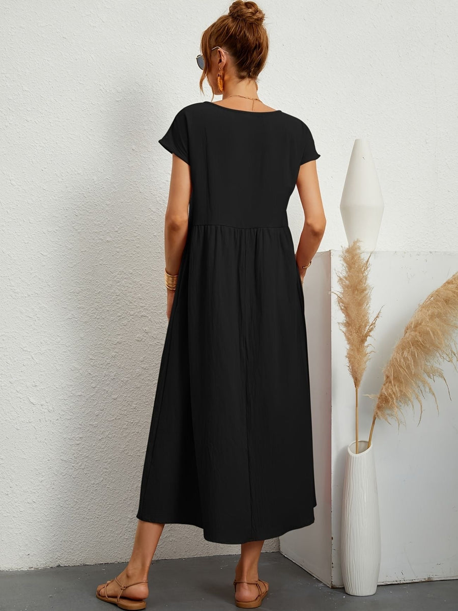 Marigold | Midi Sundress Short Sleeves