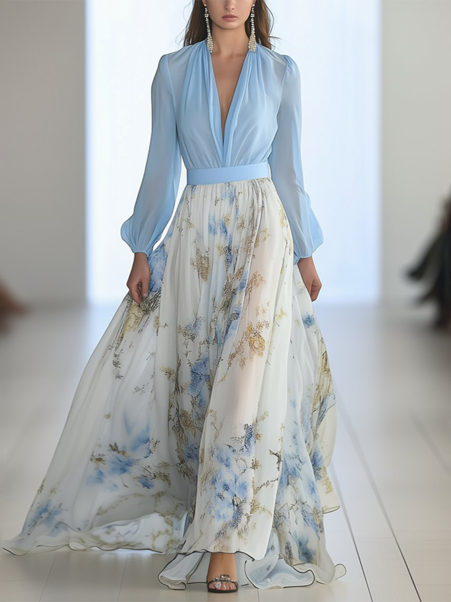 Cora | Wedding Guest Maxi Dress Floral