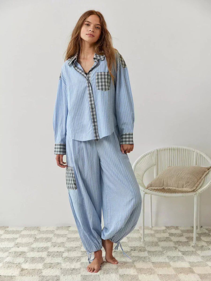 Odette | Co-Ord Set Plaid Tiered