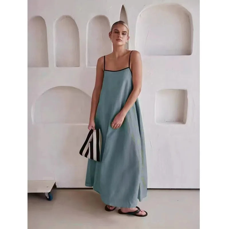 Kathleen | Maxi Sundress Square Neckline