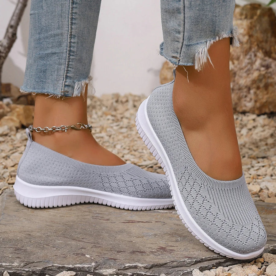 Cassidy | Orthopedic Slip-On Sneakers with  Patterned Details