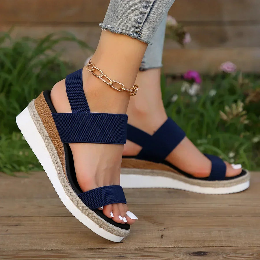Rosemary | Platform Sandals Orthopedic Open Toe
